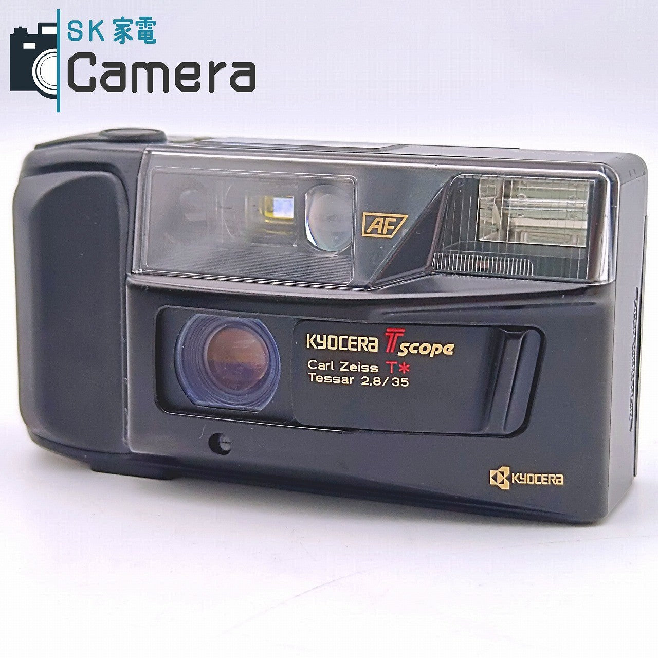 【中古】 KYOCERA Tscope Tessar 35ｍｍ F2.8 京セラ T スコープ コンパクトフィルムカメラ