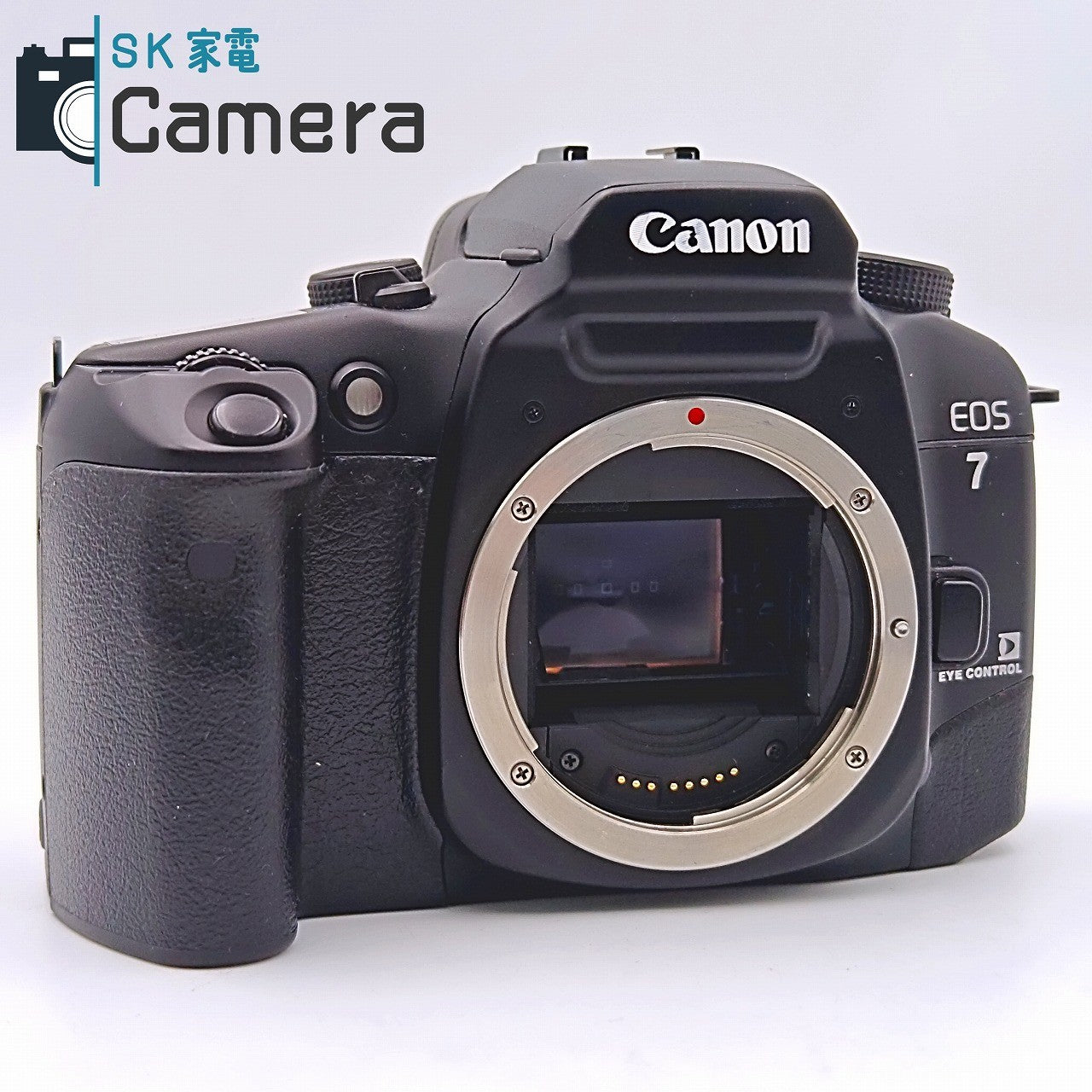 【中古】 Canon EOS 7 EYE CONTROL 一眼レフフィルムカメラ EOS7 キャノン テスト用フィルムにて動作確認済 ストラップ付