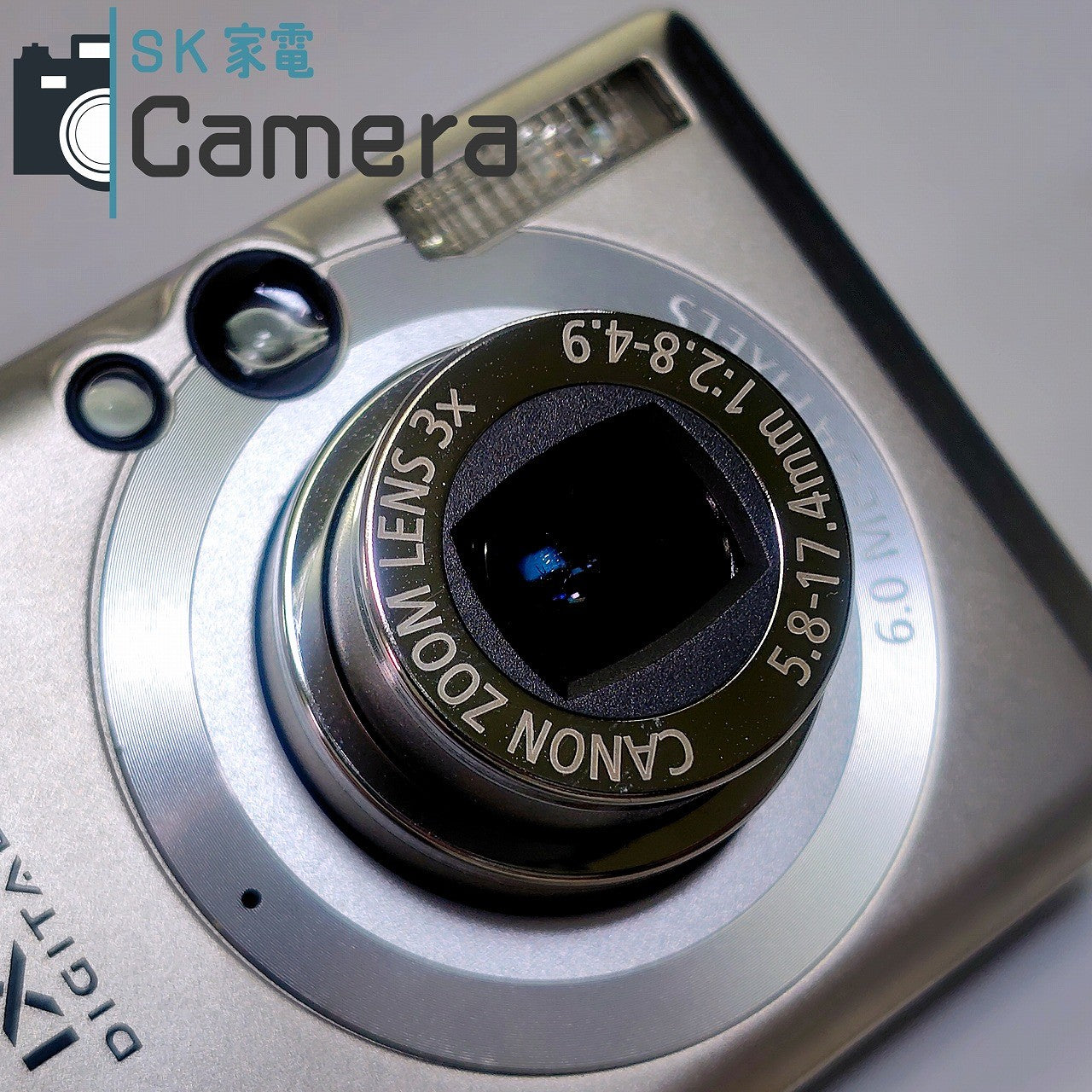 【中古】 Canon IXY DIGITAL 70 キャノン イクシー デジタル 電池 充電器 ケース 付 PC1193 美品