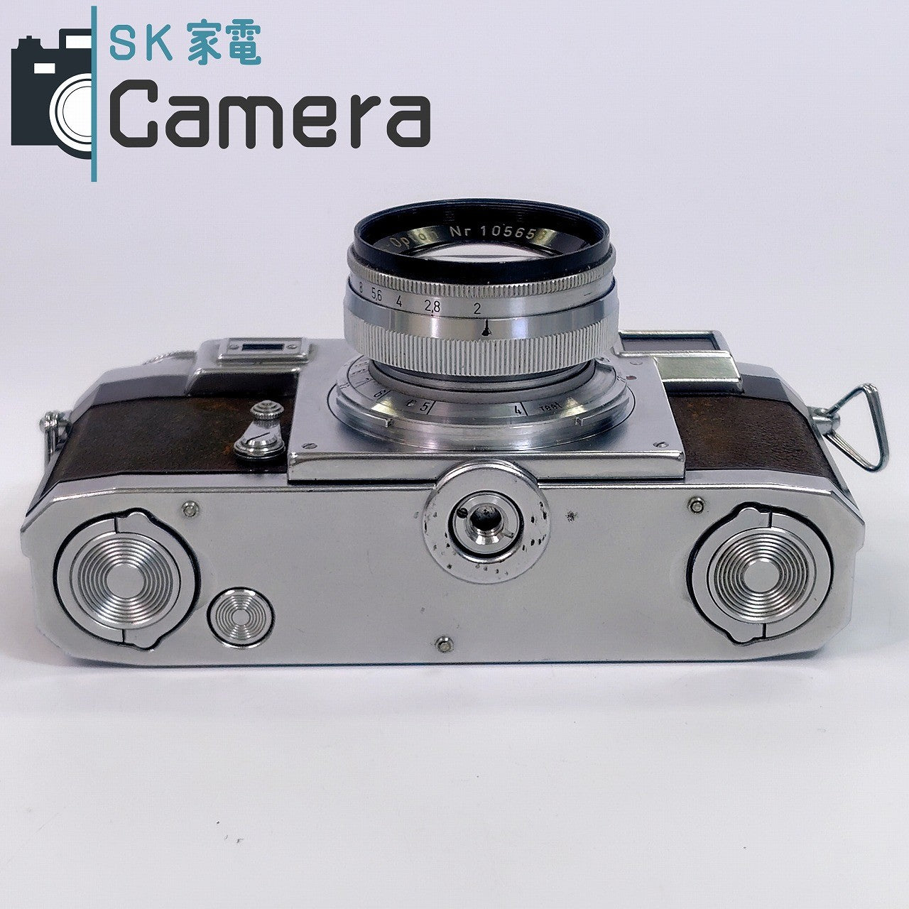 【中古】 CONTAX IIa カラーダイヤル Sonnar 50ｍｍ F2 ZEISS IKON コンタックス ゾナー シャッター良
