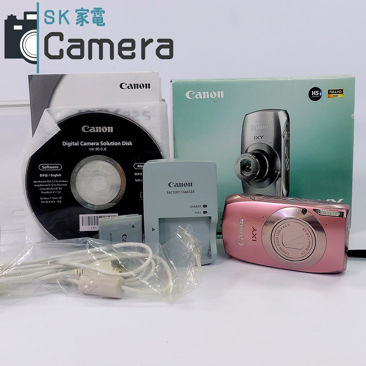 Canon IXY 32S PC1682 FULL HD キャノン イクシー ピンク コンパクト 