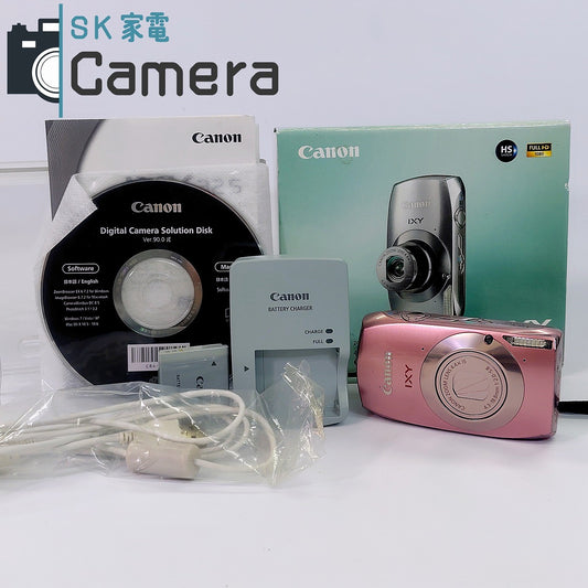 Canon IXY 32S PC1682 FULL HD キャノン イクシー ピンク コンパクトデジタルカメラ 箱 充電器 一式 付