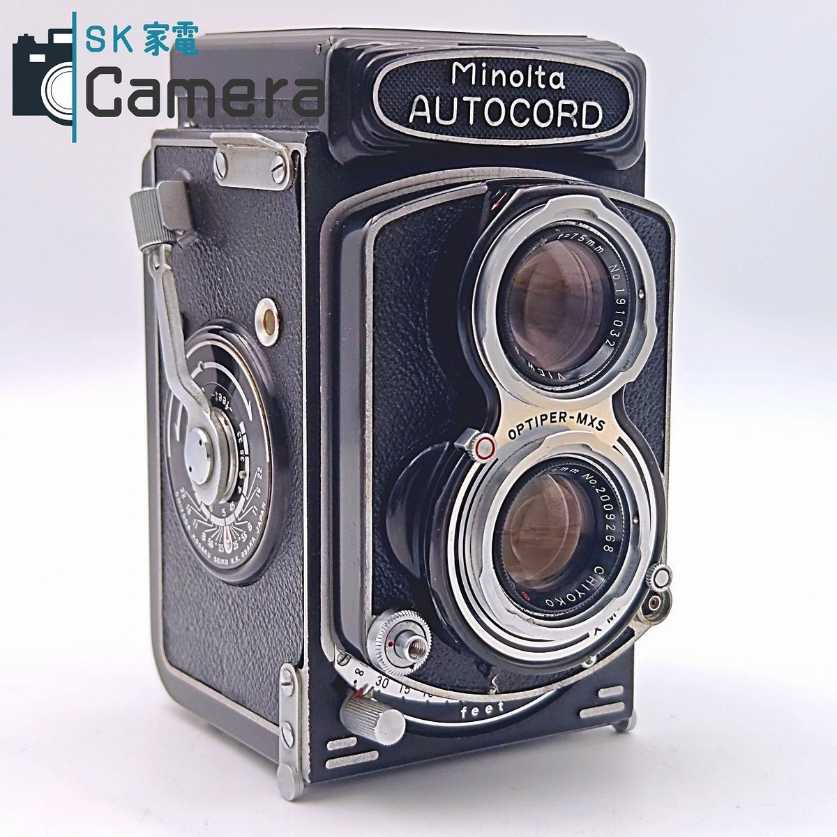 【中古】 MINOLTA AUTOCORD ROKKOR 75ｍｍ F3.5 CHIYODA KOGAKU ミノルタ オートコード キャップ付