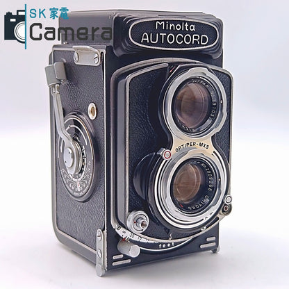 【中古】 MINOLTA AUTOCORD ROKKOR 75ｍｍ F3.5 CHIYODA KOGAKU ミノルタ オートコード キャップ付