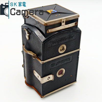 【中古】 Voigtlander SUPERB Heliar 7.5cm F3.5 フォクトレンダー スパーブ ヘリアー 二眼レフカメラ