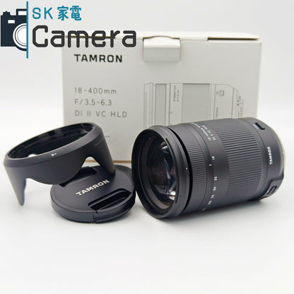 【中古】 TAMRON 18-400ｍｍ F3.5-6.3 Di II VC HLD B028 ニコン用 タムロン キャップ フード 箱付 美品
