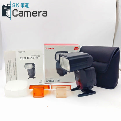【中古】 Canon SPEEDLITE 600EXII-RT キャノン スピードライト 箱 フィルター 一式 600 EX II -RT ストロボ 美品