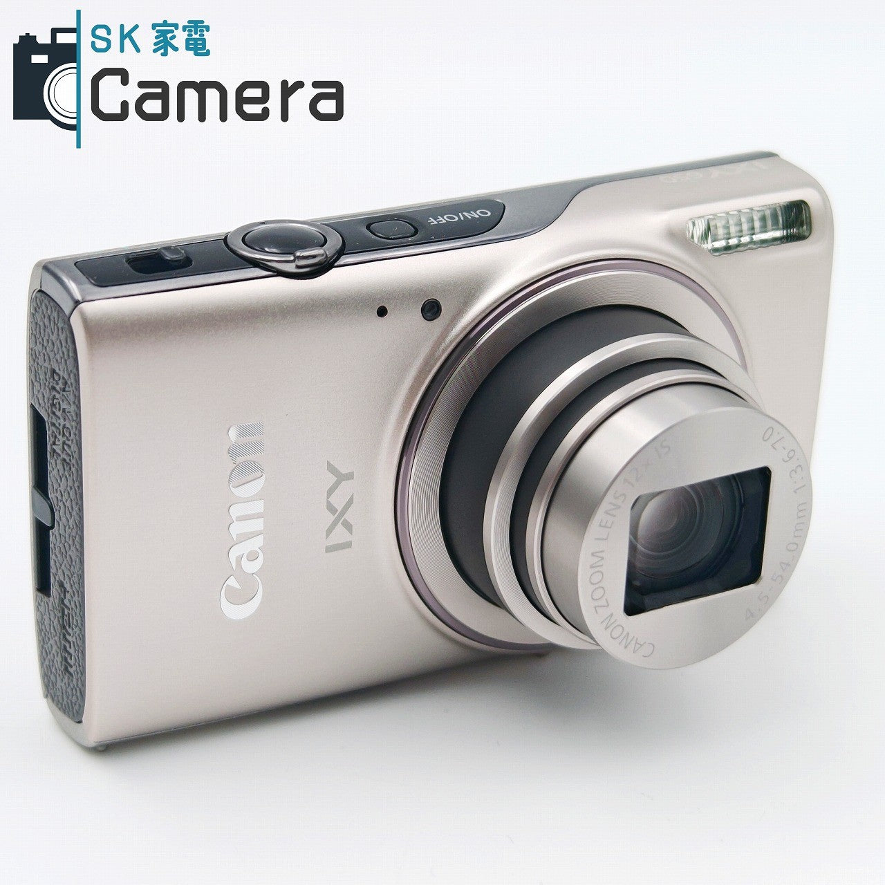 【中古】【ほぼ未使用】Canon IXY 650 PC2274 キャノン イクシー シルバー 付属一式 コンパクトデジタルカメラ