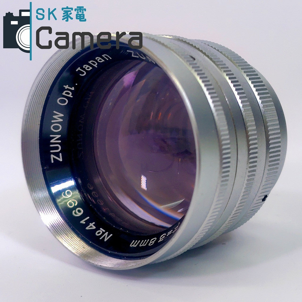 【中古】 ZUNOW-ELMO Cine 38ｍｍ F1.1 ズノー エルモ シネレンズ Dマウント