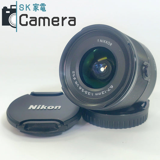 【中古】 Nikon 1NIKKOR 6.7-13ｍｍ F3.5-5.6 VR キャップ フィルター 付 ニコン