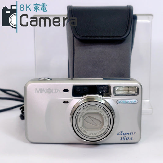 【中古】 MINOLTA Capios 160A コンパクトフィルムカメラ テスト用フィルムにて確認済 ミノルタ カピオス