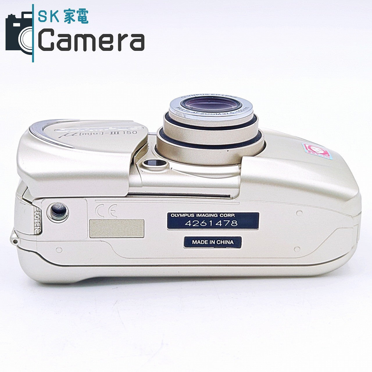 【中古】 OLYMPUS μ [mju:] - III 150 37.5-150ｍｍ オリンパス ミュー コンパクトフィルムカメラ 美品