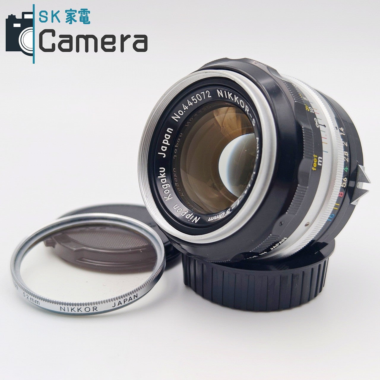 【中古】 NIKON NIKKOR-S Auto 50ｍｍ F1.4 非Ai ニコン Nippon Kogaku キャップ 保護フィルター 付