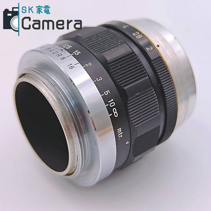 LEOTAX LEONON-S 5cm F2 L39 レオタックス レオノン