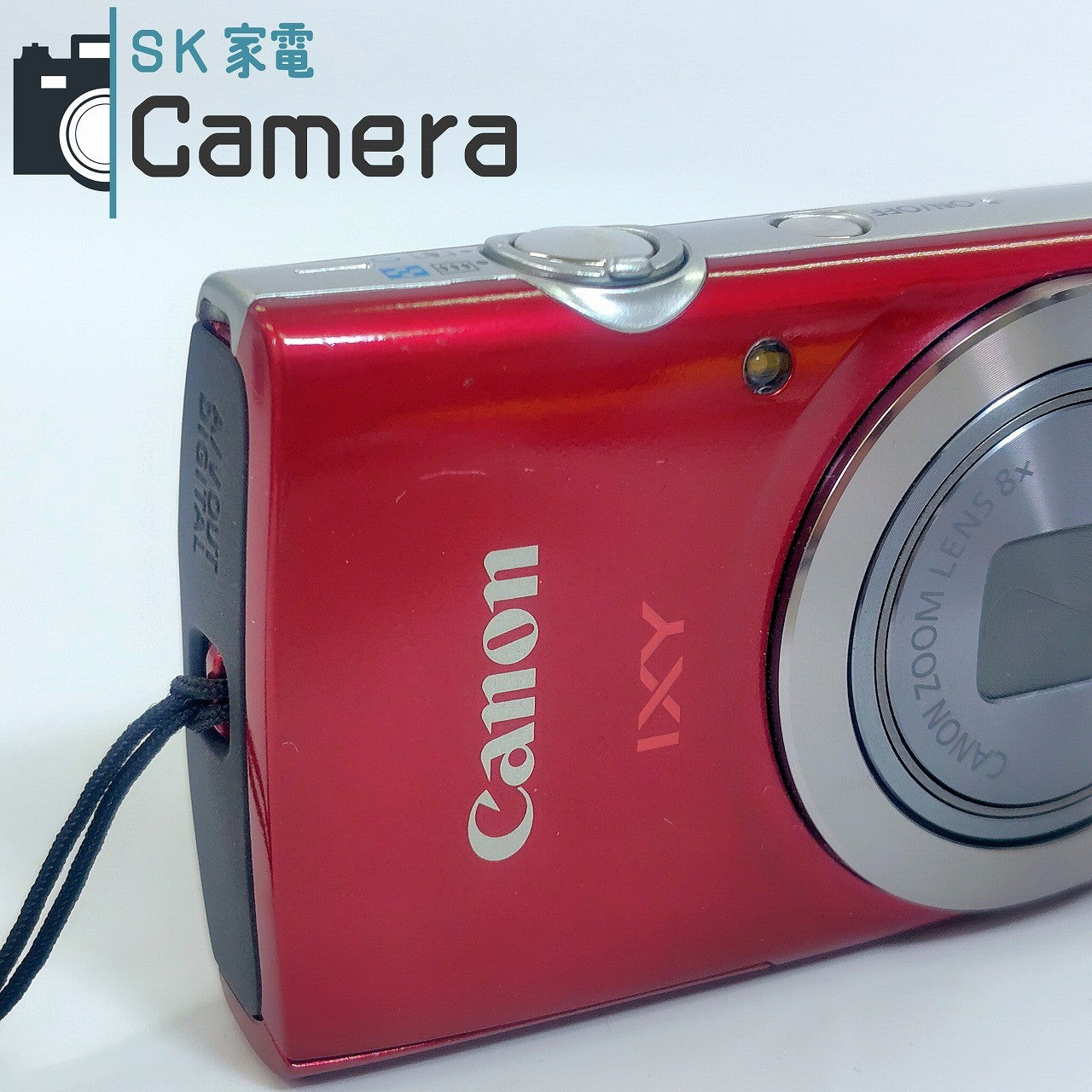 中古】 Canon IXY 150 キャノン イクシー レッド PC2197 コンパクト