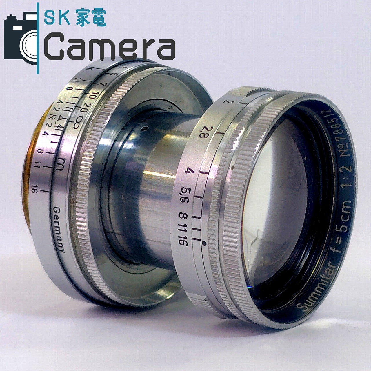 【中古】 Leitz Summitar 5cm F2 L39 2025年11月清掃済 ライカ ズミタール