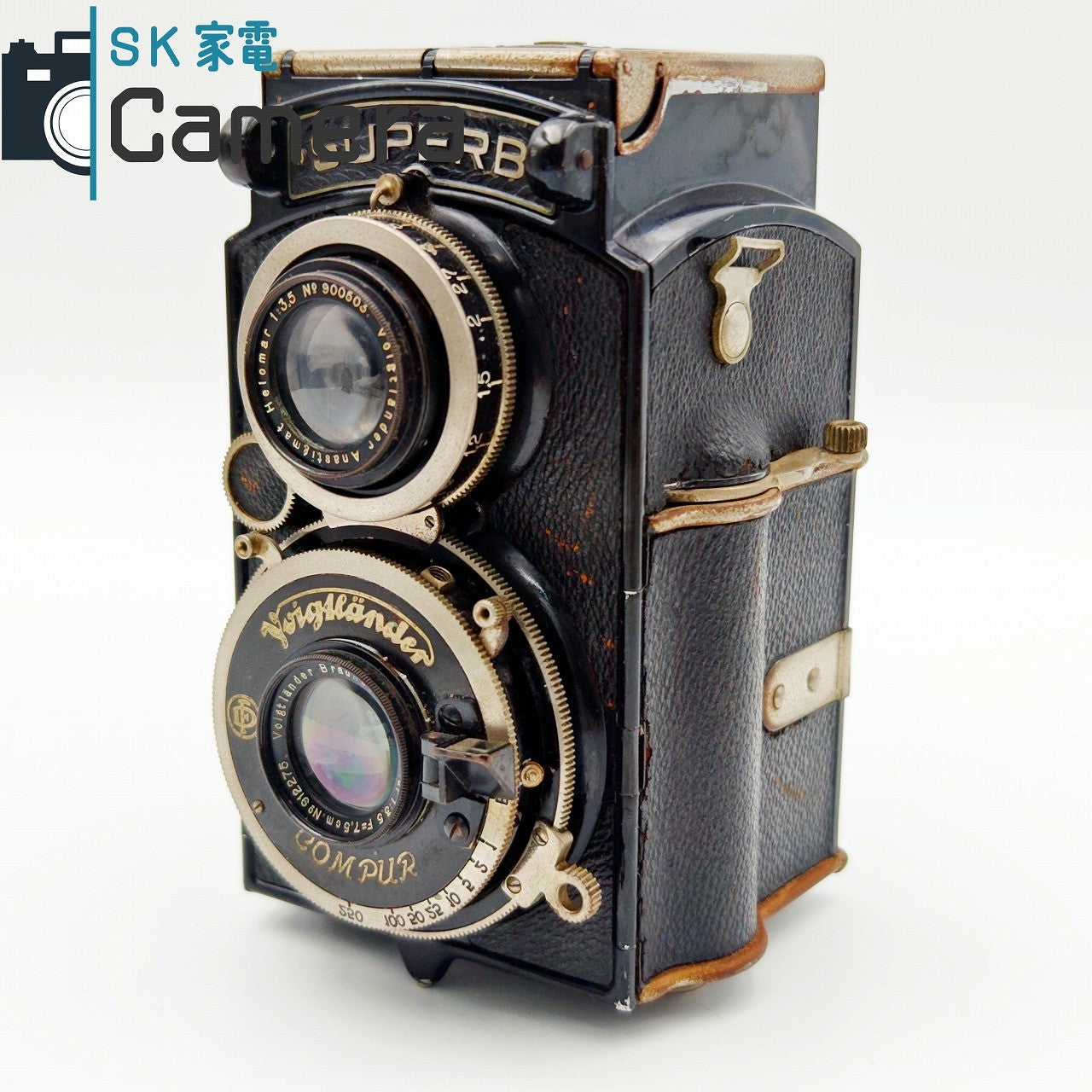 【中古】 Voigtlander SUPERB Heliar 7.5cm F3.5 フォクトレンダー スパーブ ヘリアー 二眼レフカメラ