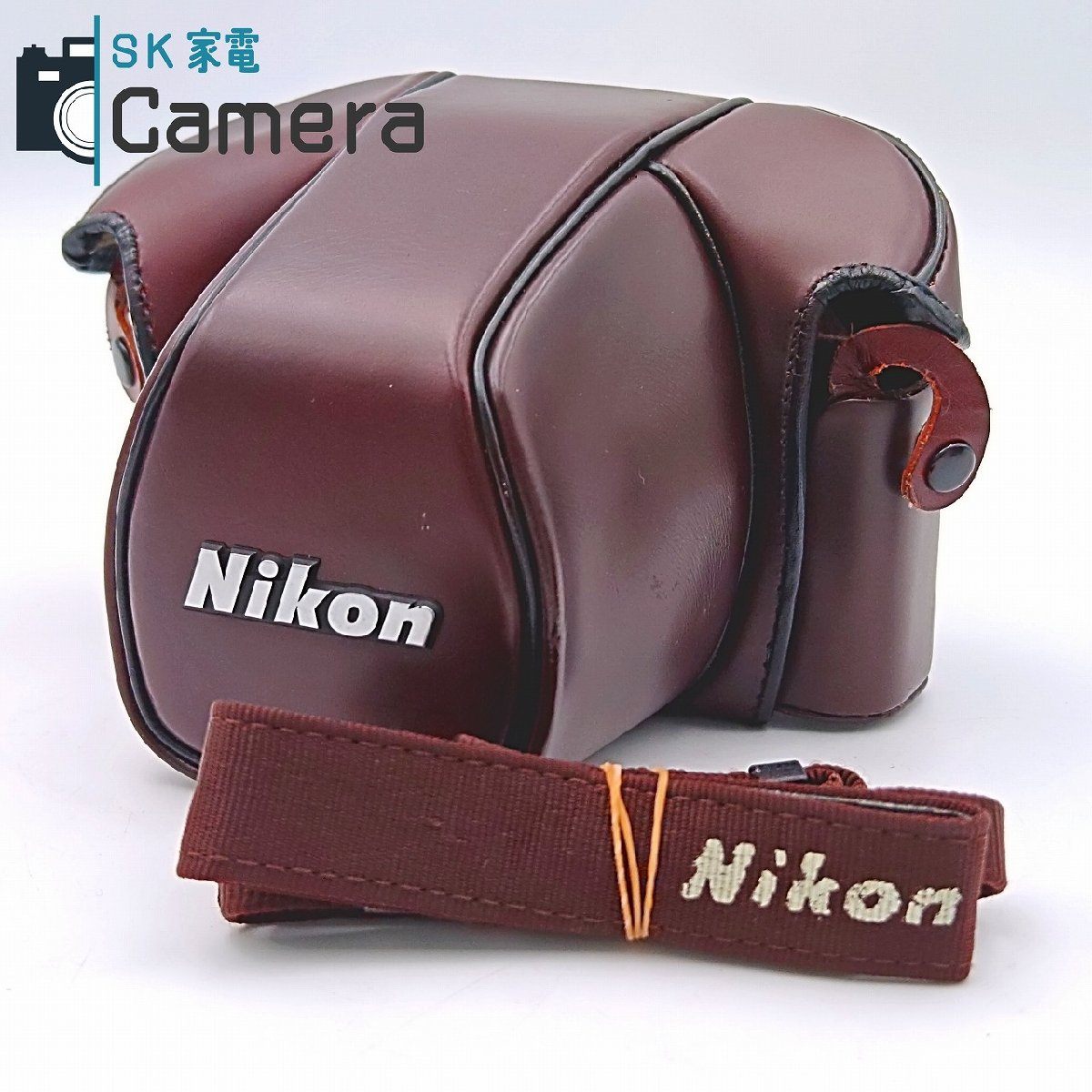 NIKON F3用 革ケース CF-20 ストラップ付 ニコン 良