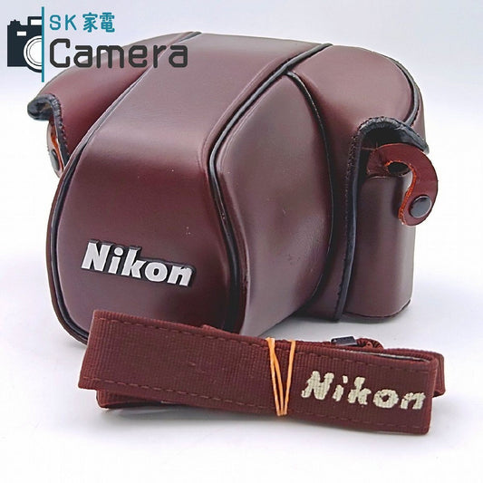 NIKON F3用 革ケース CF-20 ストラップ付 ニコン 良