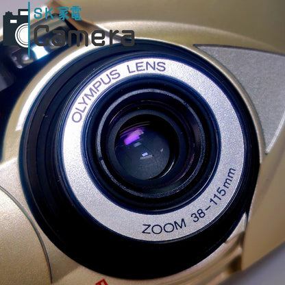 【中古】 OLYMPUS μ [mju:] - II 115 VF オリンパス ミュー コンパクトフィルムカメラ 美品 μ Ⅱ