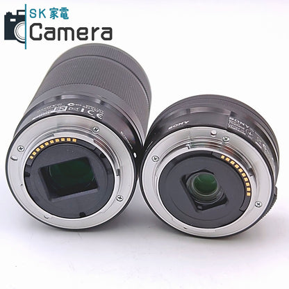 【中古】 SONY α5000 E PZ 16-50ｍｍ F3.5-5.6 OSS E 55-210ｍｍ F4.5-6.3 OSS ダブルレンズセット ILCE-5000Y SD16GB 充電器付 美品