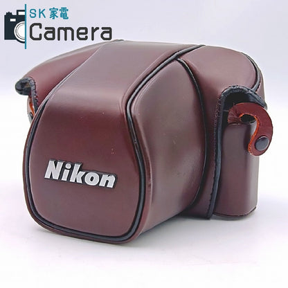 NIKON F3用 革ケース CF-20 ストラップ付 ニコン 良