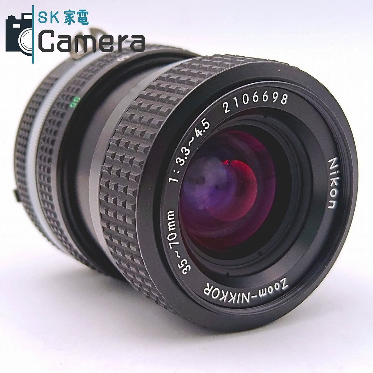 【中古】 Nikon Nikkor Zoom-NIKKOR 35-70ｍｍ F3.3-4.5 Ai-s HN-2 L37c フード フィルター 付 ニコン