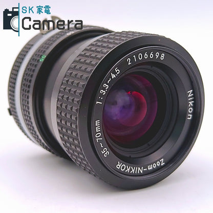 【中古】 Nikon Nikkor Zoom-NIKKOR 35-70ｍｍ F3.3-4.5 Ai-s HN-2 L37c フード フィルター 付 ニコン