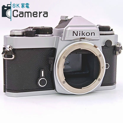 【中古】 Nikon FE シルバー シャッター 露出 動作 ニコン