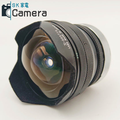 【中古】 SIGMA FISHEYE FILTER MATIC 16ｍｍ F2.8 シグマ フィッシュアイ キャノンFD マウント 箱付