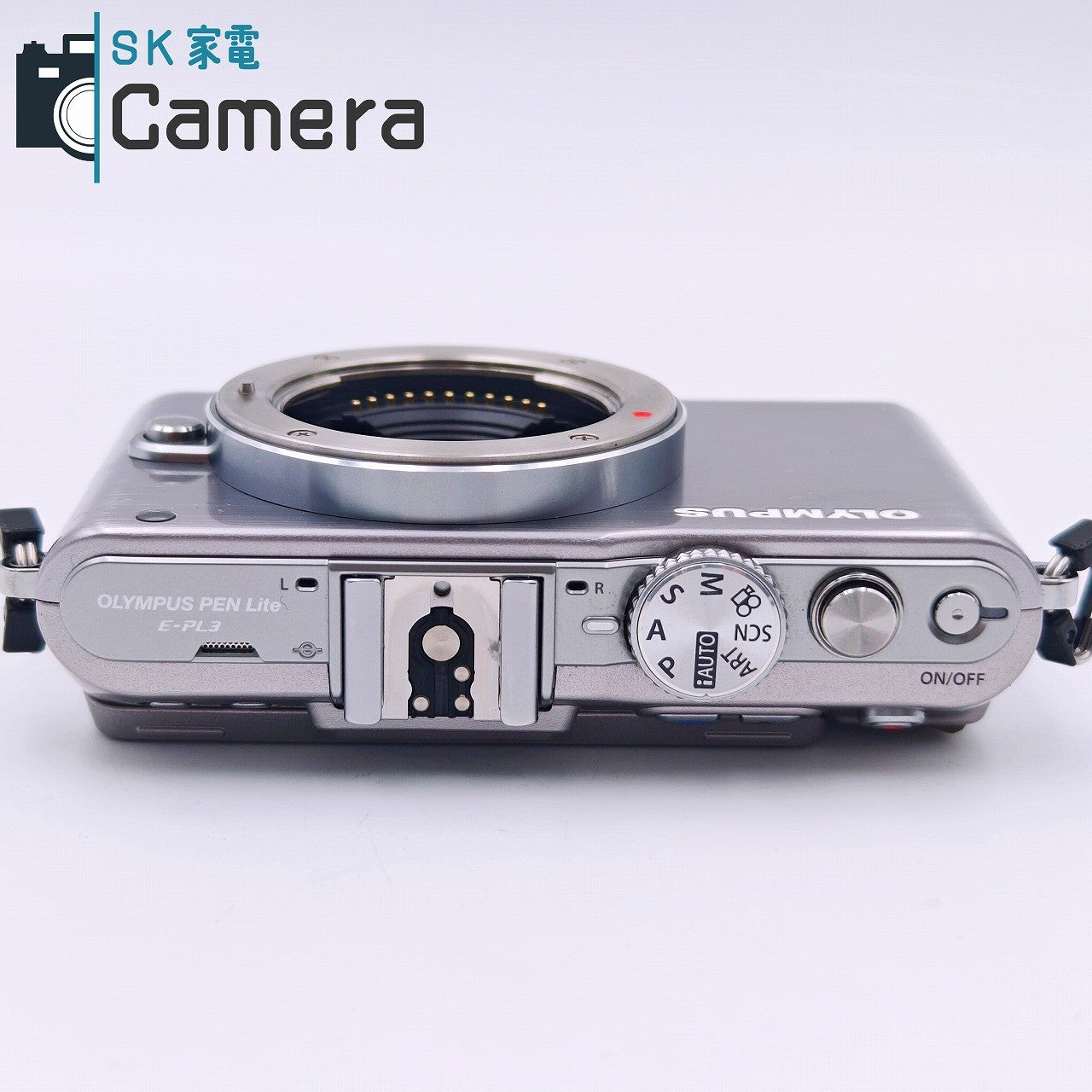【中古】 OLYMPUS PEN Lite E-PL3 オリンパス ミラーレスデジタルカメラ 手振れOK 電池 充電器付