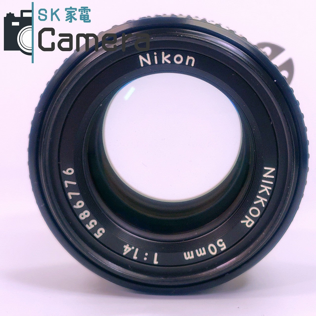 Nikon NIKKOR 50ｍｍ F1.4 Ai-s キャップ付き ニコン 良 Nikon NIKKOR 50mm F1.4 Ai-s ニコン キャップ付 良 – SK家電 カメラ館