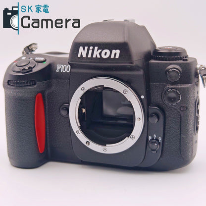 【中古】 Nikon F100 一眼レフフィルムカメラ ストラップ付 テスト用フィルムにて確認済 ニコン 美品