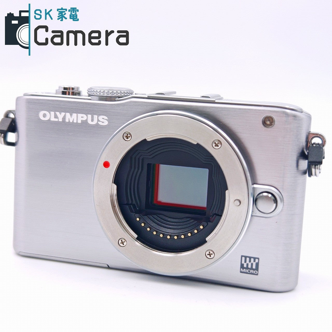 【中古】 OLYMPUS PEN Lite E-PL3 オリンパス ミラーレスデジタルカメラ 手振れOK 電池 充電器付