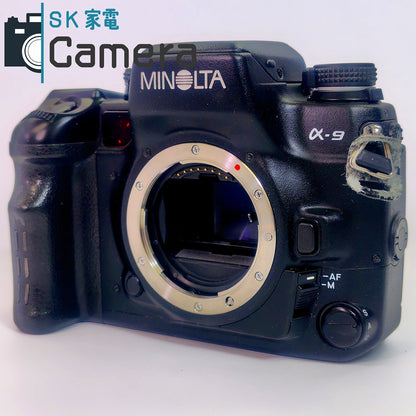【中古】 MINOLTA α-9 ボディ テスト用フィルムにて確認済 美品 ミノルタ ベタつき無