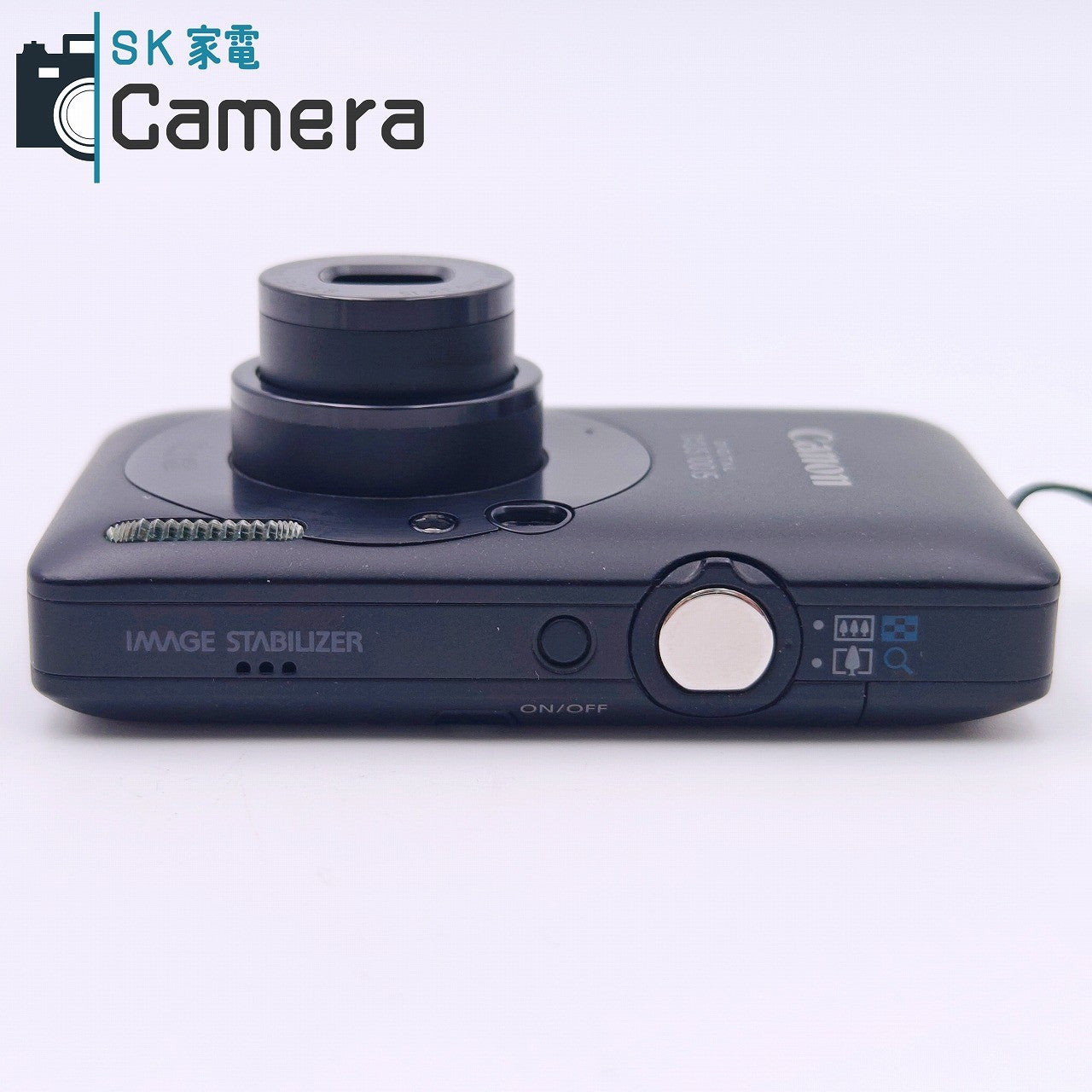 【中古】 Canon DIGITAL IXUS 100 IS ブラック コンパクトデジタルカメラ 電池 充電器付 キャノン 美品