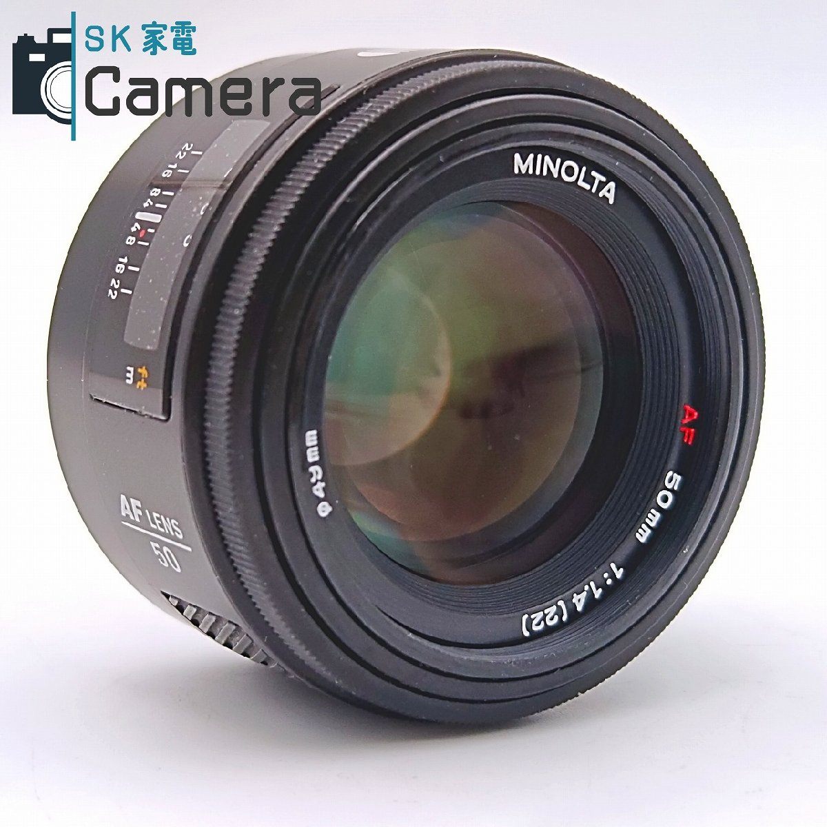 MINOLTA AF 50ｍｍ F1.4 キャップ付き ミノルタ Aマウント 美品