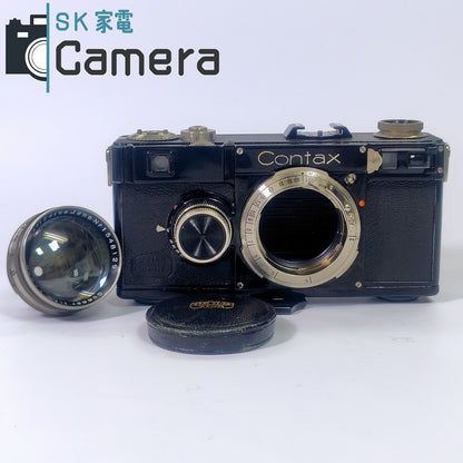 CONTAX I型 Carl Zeiss Jena Sonnar 5cm F1.5 ニッケル ZEISS IKON コンタックス ブラック nickel 1型 美品