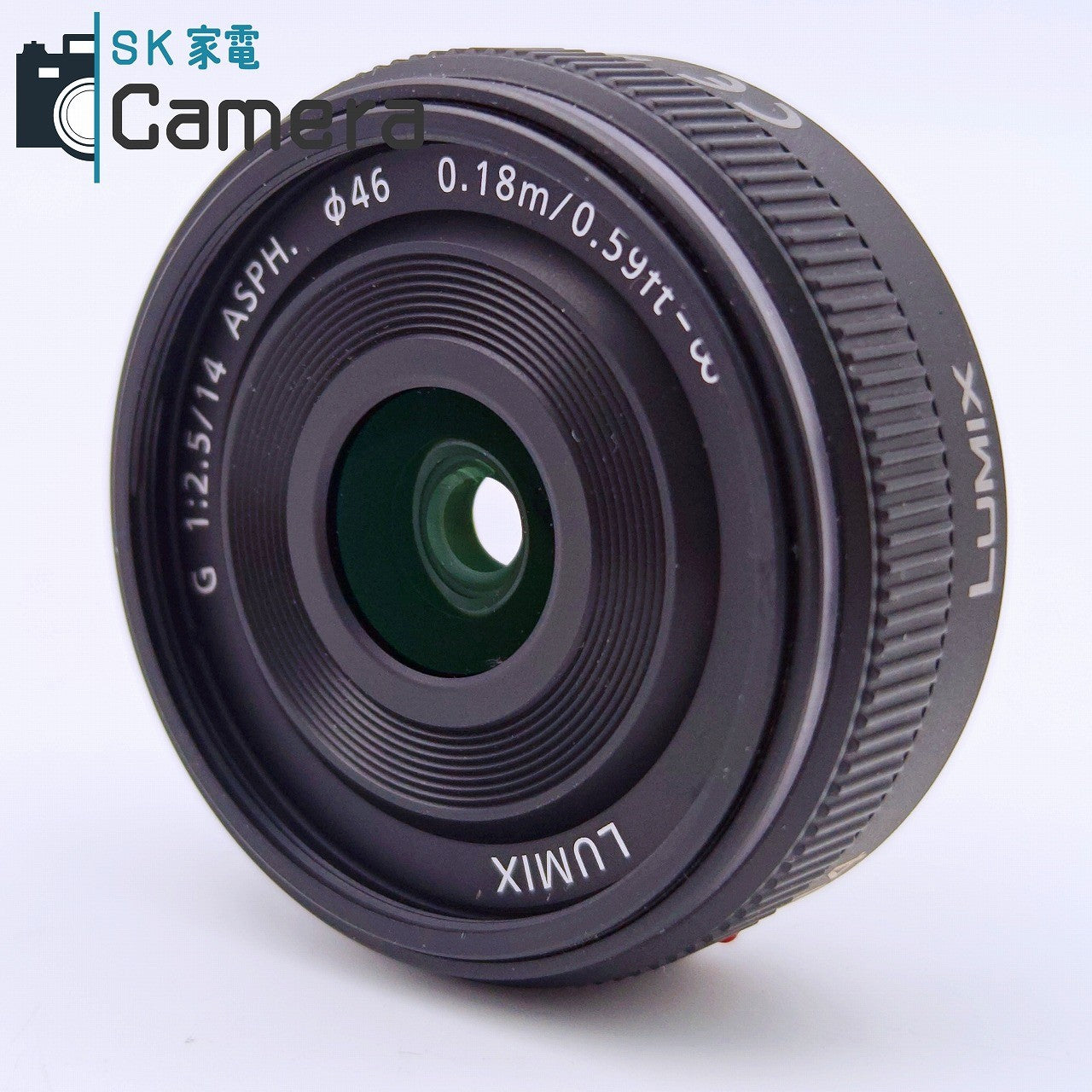 【中古】 Panasonic LUMIX G 14ｍｍ F2.5 ASPH. H-H014 HAKUBA CIRCULAR PL フィルター 付 パナソニック 良