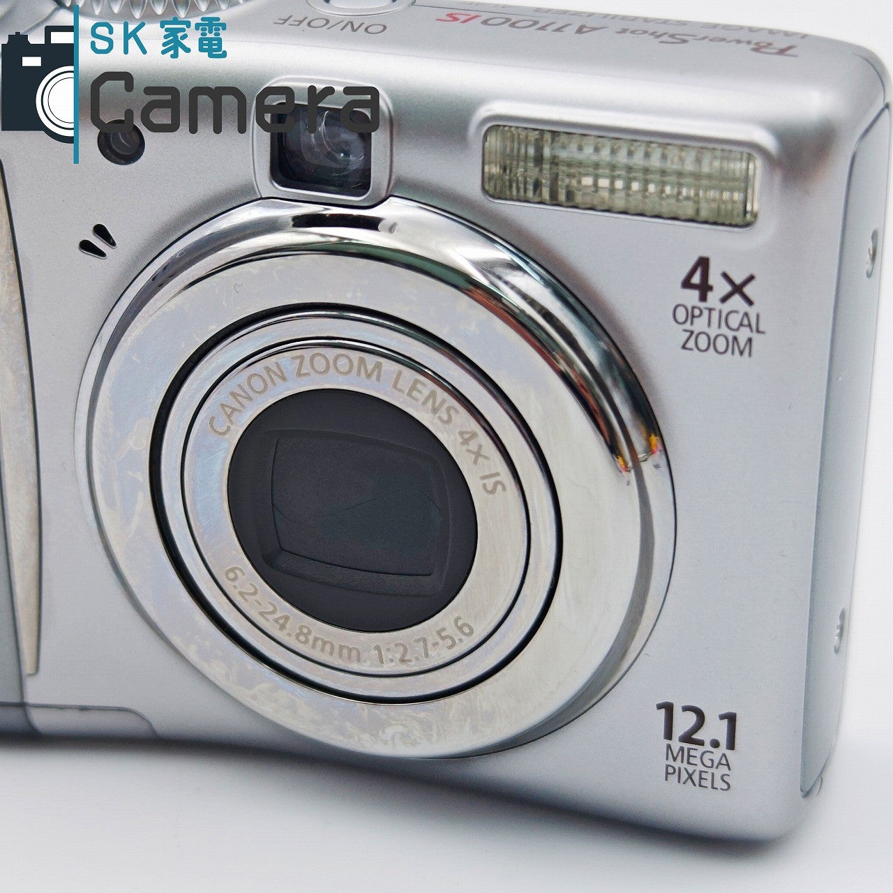 【中古】 Canon PowerShot A1100 IS キャノン パワーショット コンパクトデジタルカメラ 単三電池で動きます