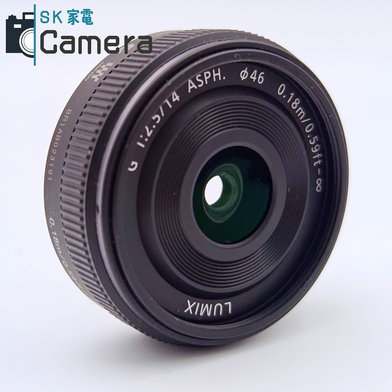 【中古】 Panasonic LUMIX G 14ｍｍ F2.5 ASPH. H-H014 HAKUBA CIRCULAR PL フィルター 付 パナソニック 良
