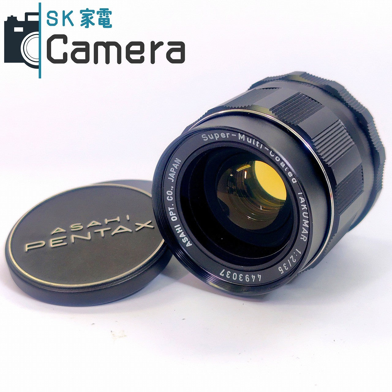 【中古】 PENTAX Super-Multi-Coated TAKUMAR 35ｍｍ F2 M42 2025年11月清掃済 箱 ケース付 ペンタックス タクマー
