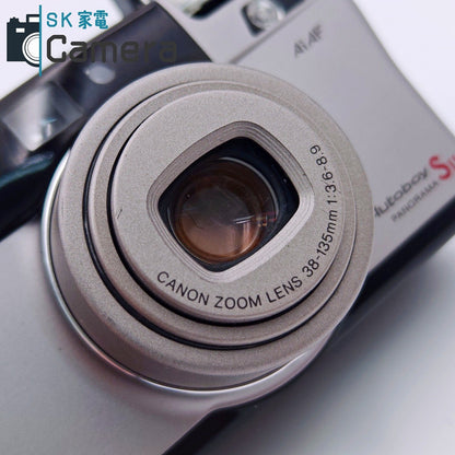 【中古】 Canon Autoboy S II PANORAMA テスト用フィルムにて確認済み キャノン オートボーイ SII コンパクトフィルムカメラ
