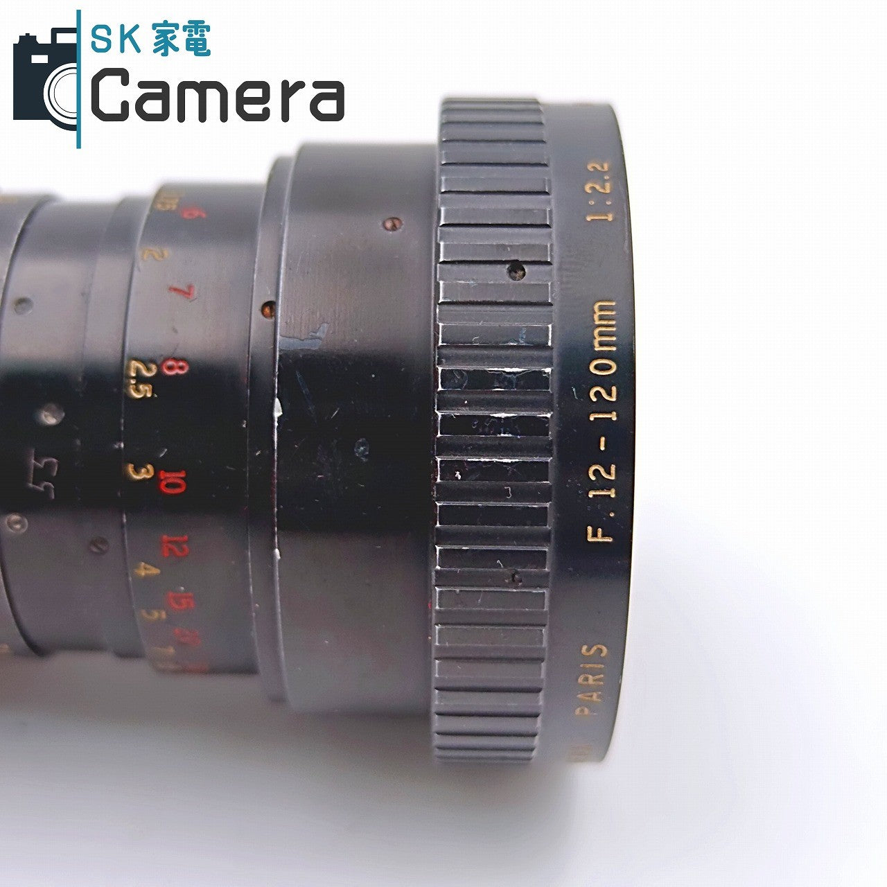 【中古】 P.ANGENIEUX PARIS 12-120ｍｍ F2.2 ANGENIEUX-ZOOM TYPE 10ｘ12 B アンジェニュー ARRIFLEX用 アリフレックス