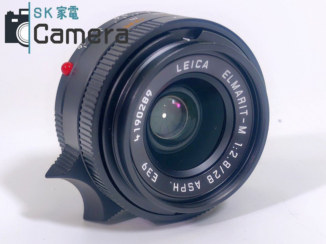 LEICA ELMARIT-M 28ｍｍ F2.8 ASPH. 6Bit E39 12528 A42 フード 14043 キャップ 付 ライカ エルマリート 美品
