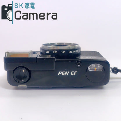 【中古】 OLYMPUS PEN EF D.ZUIKO 28ｍｍ F3.5 オリンパス コンパクトフィルムカメラ 赤ベロOK