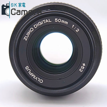 【中古】 OLYMPUS ZUIKO DIGITAL 50ｍｍ F2 MACRO ED  フォーサーズ キャップ付
