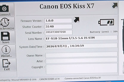 【中古】 Canon EOS Kiss X7 EF-S 18-55ｍｍ F3.5-5.6 IS STM EF-S 55-250ｍｍ F4-5.6 IS II ショット数約3100 ダブルレンズ 美品