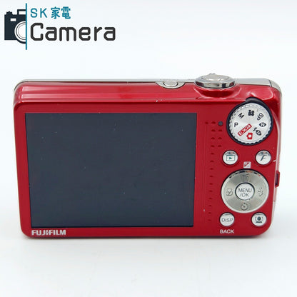 【中古】 FUJIFILM FINEPIX F80 EXR 富士フィルム ファインピクス レッド 充電器 付 コンパクトデジタルカメラ