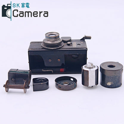 【中古】 RICOH 犯研 SEKINAR 25mm F3.5 16ｍｍ フィルムカメラ ハンケン シャッター カウンター 動作